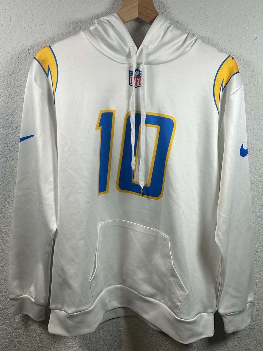 Los Angeles Chargers Justin Herbert 10 Hoodie Size L